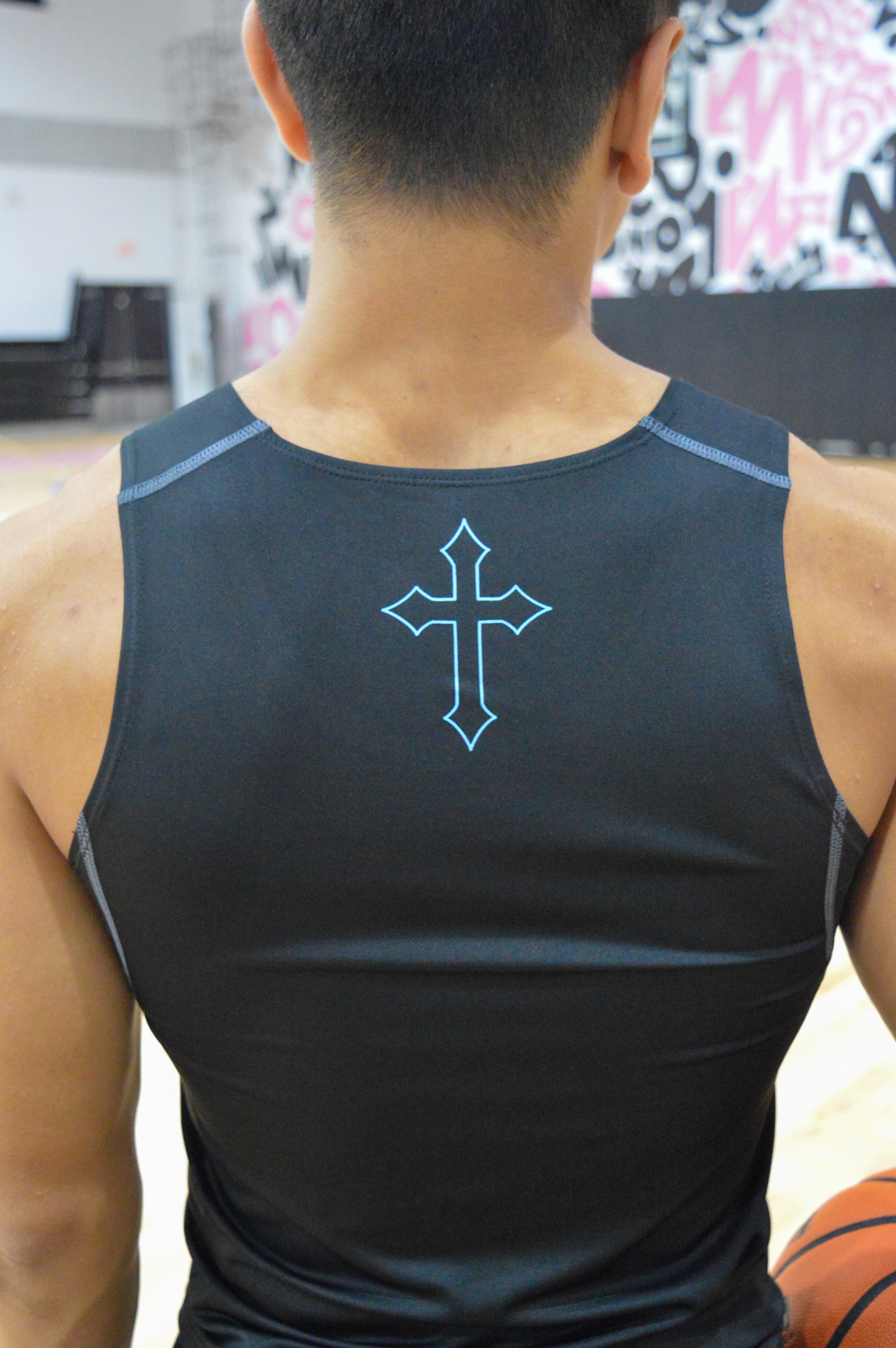 Blue Compression Tank